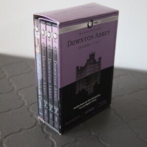 Downton Abbey Seasons 1-3 and Highclere Castle Bonus Documentary.